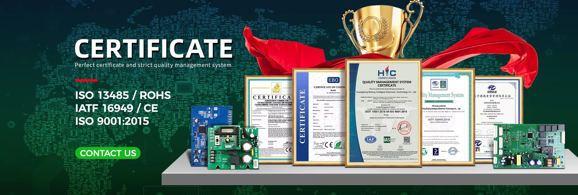 Quality assurance with multiple certifications