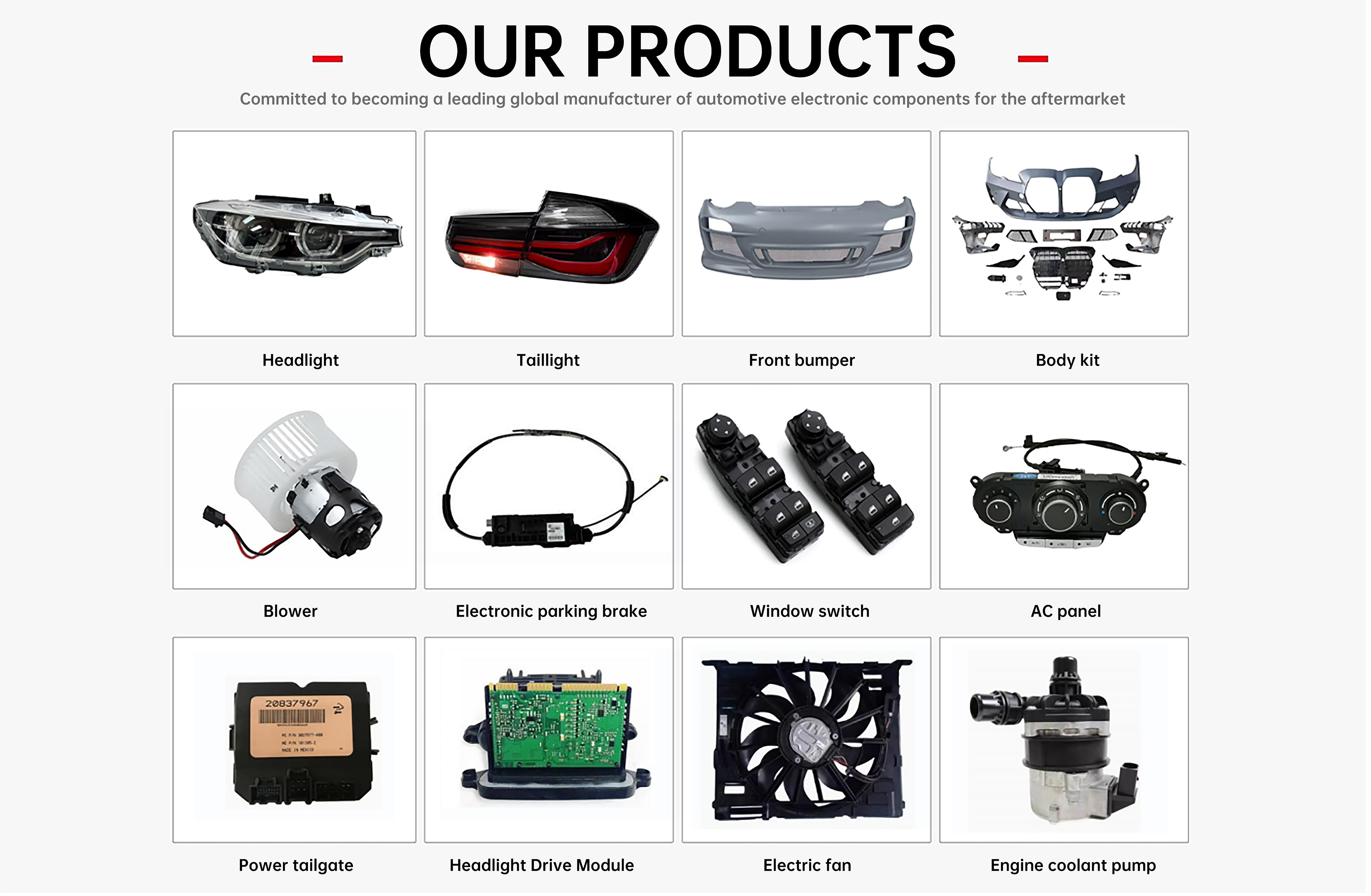 Our Products