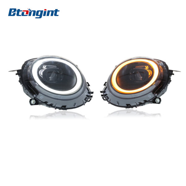 For 2007-2013 BMW MINI R56 Headlight Assembly Retrofit, with R57/R58/R59 LED Daytime Running Lights & Projector Lenses