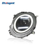 Fits 2007-2013 BMW MINI R56, Headlight Assembly Upgrade with New Style R55/R57 LED DRL & Projector Lens