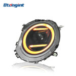 Fits 2007-2013 BMW MINI R56, Headlight Assembly Upgrade with New Style R55/R57 LED DRL & Projector Lens