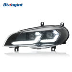 BMW X5 E70 Headlight Assembly 2007-2013 | LED Lens & Sequential Turn Signal