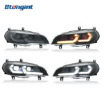 BMW X5 E70 Headlight Assembly 2007-2013 | LED Lens & Sequential Turn Signal