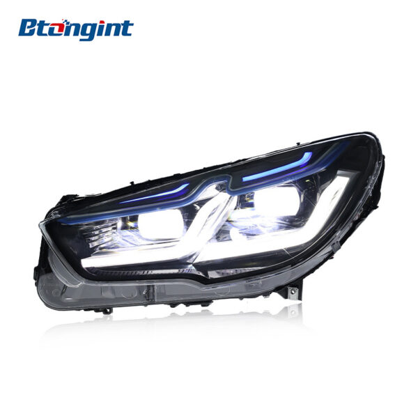 2010-2017 BMW 5 Series GT F07 Headlight Assembly, Retrofit with LED DRL, Turn Signal & Lens