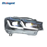 Fits 2010-2017 BMW X3, Thunder Style F25/F26 Headlight Upgrade with LED Blue Eyebrow DRL