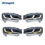 Fits 2010-2017 BMW X3, Thunder Style F25/F26 Headlight Upgrade with LED Blue Eyebrow DRL