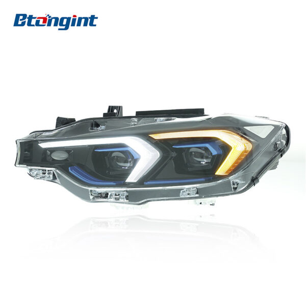Fits 2013-2018 BMW 3 Series F30, New Style Headlight Assembly with LED DRL, Turn Signal & Projector Lens