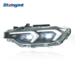 Fits 2013-2018 BMW 3 Series F30, New Style Headlight Assembly with LED DRL, Turn Signal & Projector Lens