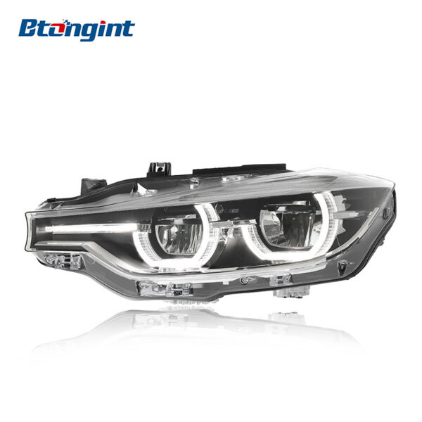 Fits 2013-2018 BMW 3 Series F30/F35, High-End New Style Headlight Assembly with LED Spoon DRL