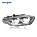 Fits 2013-2018 BMW 3 Series F30/F35, High-End New Style Headlight Assembly with LED Spoon DRL