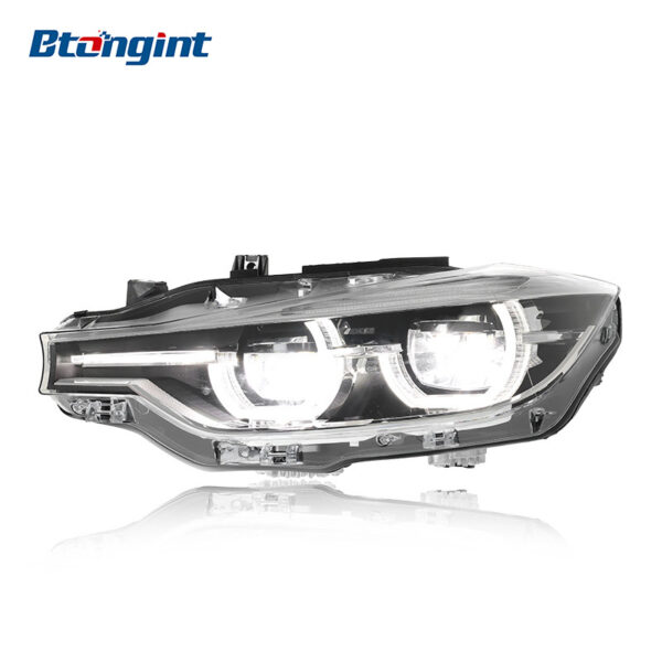 Fits 2013-2018 BMW 3 Series F30/F35, High-End New Style Headlight Assembly with LED Spoon DRL