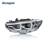 BMW 4 Series F32 2013-2020 Headlight Assembly, High-spec New Style LED Scoop DRL with Turn Signal