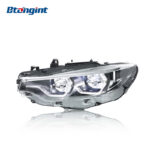 BMW 4 Series F32 2013-2020 Headlight Assembly, High-spec New Style LED Scoop DRL with Turn Signal