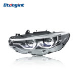 BMW 4 Series F32 2013-2020 Headlight Assembly, High-spec New Style LED Scoop DRL with Turn Signal
