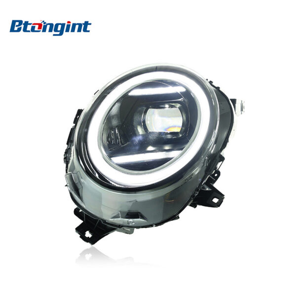 Suitable for 2014-2021 MINI F55 F56, upgraded headlight assembly with LED daytime running lights, sequential turn signals and projector lenses