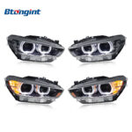 For 2015-2018 BMW 1 Series F20, Upgraded High-spec LED Headlight Assembly with Daytime Running Lights, Turn Signals & Projector Lenses