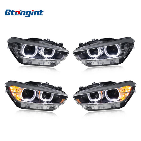 For 2015-2018 BMW 1 Series F20, Upgraded High-spec LED Headlight Assembly with Daytime Running Lights, Turn Signals & Projector Lenses