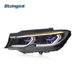 High-Spec LED Spoon DRL Laser Lens Headlight Assembly Upgrade for 2020–2022 BMW 3 Series G20