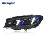 Upgraded Fangs Style Headlight Assembly with Two-Color LED DRL & Turn Signal Lens for 2020–2022 BMW 3 Series G20