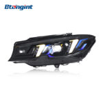 Upgraded Fangs Style Headlight Assembly with Two-Color LED DRL & Turn Signal Lens for 2020–2022 BMW 3 Series G20