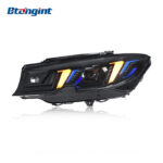 Upgraded Fangs Style Headlight Assembly with Two-Color LED DRL & Turn Signal Lens for 2020–2022 BMW 3 Series G20