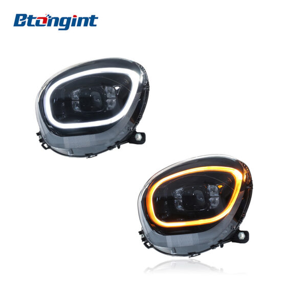 Modified Headlight Assembly with LED DRL & Lens for BMW MINI R60 Countryman.