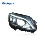 Retrofit New Style Headlight Assembly for 2015-2021 Mercedes-Benz C-Class W205, with LED Daytime Running Lights, Turn Signals and Lenses, Fits C180 (Old Model Upgrade to New Look)