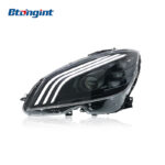 Retrofit Headlight Assembly Maybach Style with LED DRL and Lens for 2007-2010 Mercedes-Benz C-Class W204