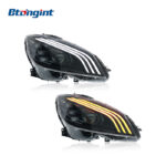 Retrofit Headlight Assembly Maybach Style with LED DRL and Lens for 2007-2010 Mercedes-Benz C-Class W204