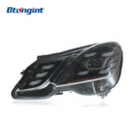 Retrofit Headlight Assembly for 2010-2013 Mercedes-Benz E-Class W212, Equipped with LED DRL, Turn Signals and Bi-Xenon Dual Light Lenses