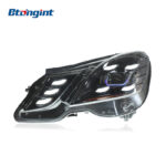 Retrofit Headlight Assembly for 2010-2013 Mercedes-Benz E-Class W212, Equipped with LED DRL, Turn Signals and Bi-Xenon Dual Light Lenses