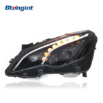 Modified Headlight Assembly for 2010-2016 Mercedes-Benz E-Class W207 Coupe, High Spec Upgrade for E200/E260/E300 with Lenses