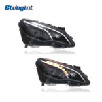 Modified Headlight Assembly for 2010-2016 Mercedes-Benz E-Class W207 Coupe, High Spec Upgrade for E200/E260/E300 with Lenses
