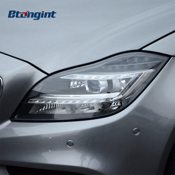 Suitable for Mercedes-Benz CLS W218 (2012-2015 Models), Headlight Assembly Upgrade to New Version with LED Daytime Running Lights, Dynamic Turn Signals & Projector Lenses