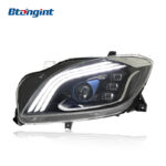 Retrofit Maybach-Style LED Projector Headlight Assembly with Sequential DRL for Mercedes-Benz ML W166 2012-2015