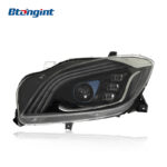 Retrofit Maybach-Style LED Projector Headlight Assembly with Sequential DRL for Mercedes-Benz ML W166 2012-2015