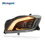 Retrofit Maybach-Style LED Projector Headlight Assembly with Sequential DRL for Mercedes-Benz ML W166 2012-2015