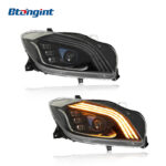 Retrofit Maybach-Style LED Projector Headlight Assembly with Sequential DRL for Mercedes-Benz ML W166 2012-2015