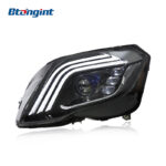 Retrofit Maybach-Style LED Projector Headlight Assembly with Sequential DRL for Mercedes-Benz GLK 2013-2015