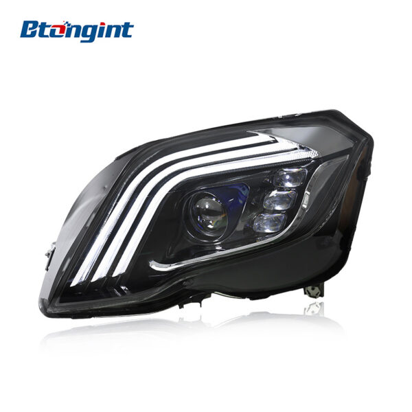 Retrofit Maybach-Style LED Projector Headlight Assembly with Sequential DRL for Mercedes-Benz GLK 2013-2015
