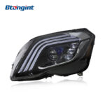 Retrofit Maybach-Style LED Projector Headlight Assembly with Sequential DRL for Mercedes-Benz GLK 2013-2015