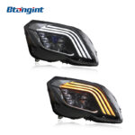 Retrofit Maybach-Style LED Projector Headlight Assembly with Sequential DRL for Mercedes-Benz GLK 2013-2015