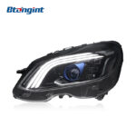 Retrofit Maybach-Style LED Projector Headlight Assembly with Sequential DRL for Mercedes-Benz E-Class W212 2014-2015