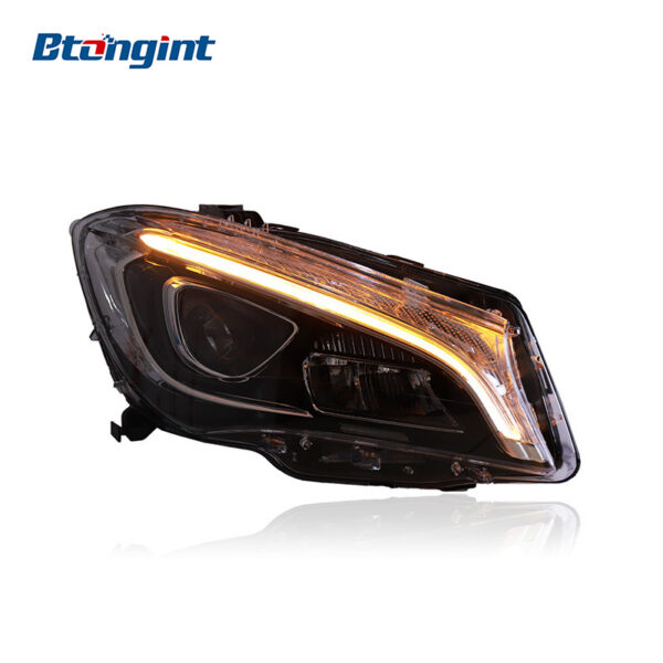 Full LED Headlight Assembly Upgrade Kit for Mercedes-Benz CLA (2014–2019 Models) | Low-spec to High-spec Conversion, Integrated Daytime Running Lights & Turn Signals