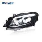 Suitable for Mercedes-Benz GLE W166 2015-2019, modified new-style headlight assembly equipped with LED daytime running lights, sequential turn signals and projector lenses