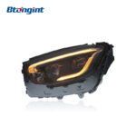 Suitable for Mercedes-Benz GLC X253 2016-2022, new high-spec upgraded headlight assembly with LED daytime running lights, turn signals and projector lenses