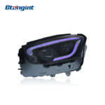 Suitable for Mercedes-Benz GLC X253 2016-2022, new high-spec upgraded headlight assembly with LED daytime running lights, turn signals and projector lenses