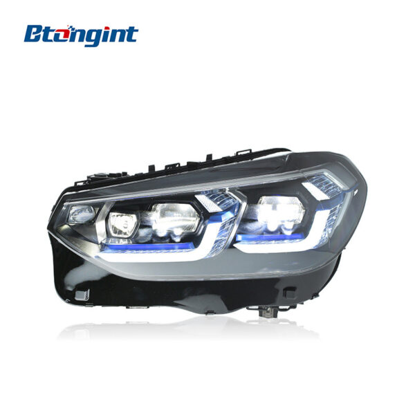 New Style Blue Eyebrow LED Projector DRL & Turn Signal Headlight Assembly for 2018-2021 BMW X3 G08