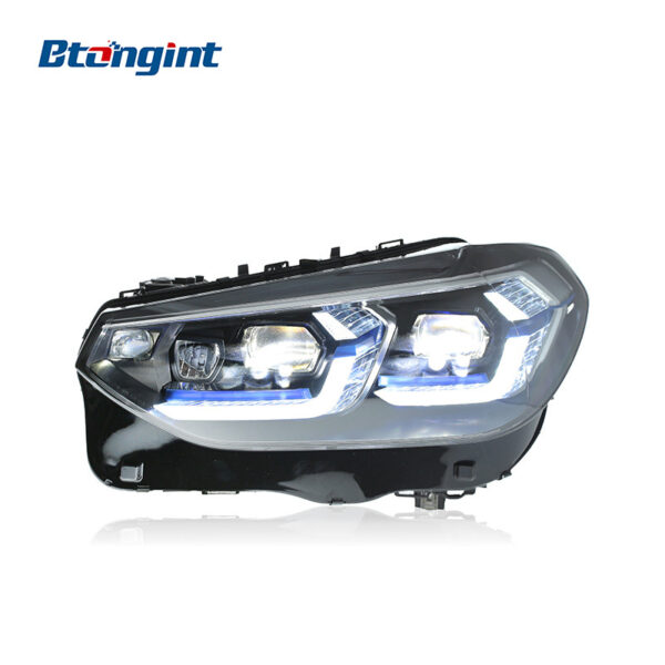 New Style Blue Eyebrow LED Projector DRL & Turn Signal Headlight Assembly for 2018-2021 BMW X3 G08