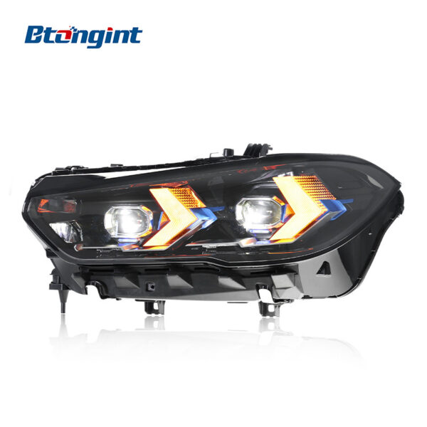 New Arrow-Style LED DRL, Turn Signal & Projector Headlight Assembly, Retrofit for 2019-2022 BMW X5 G05
